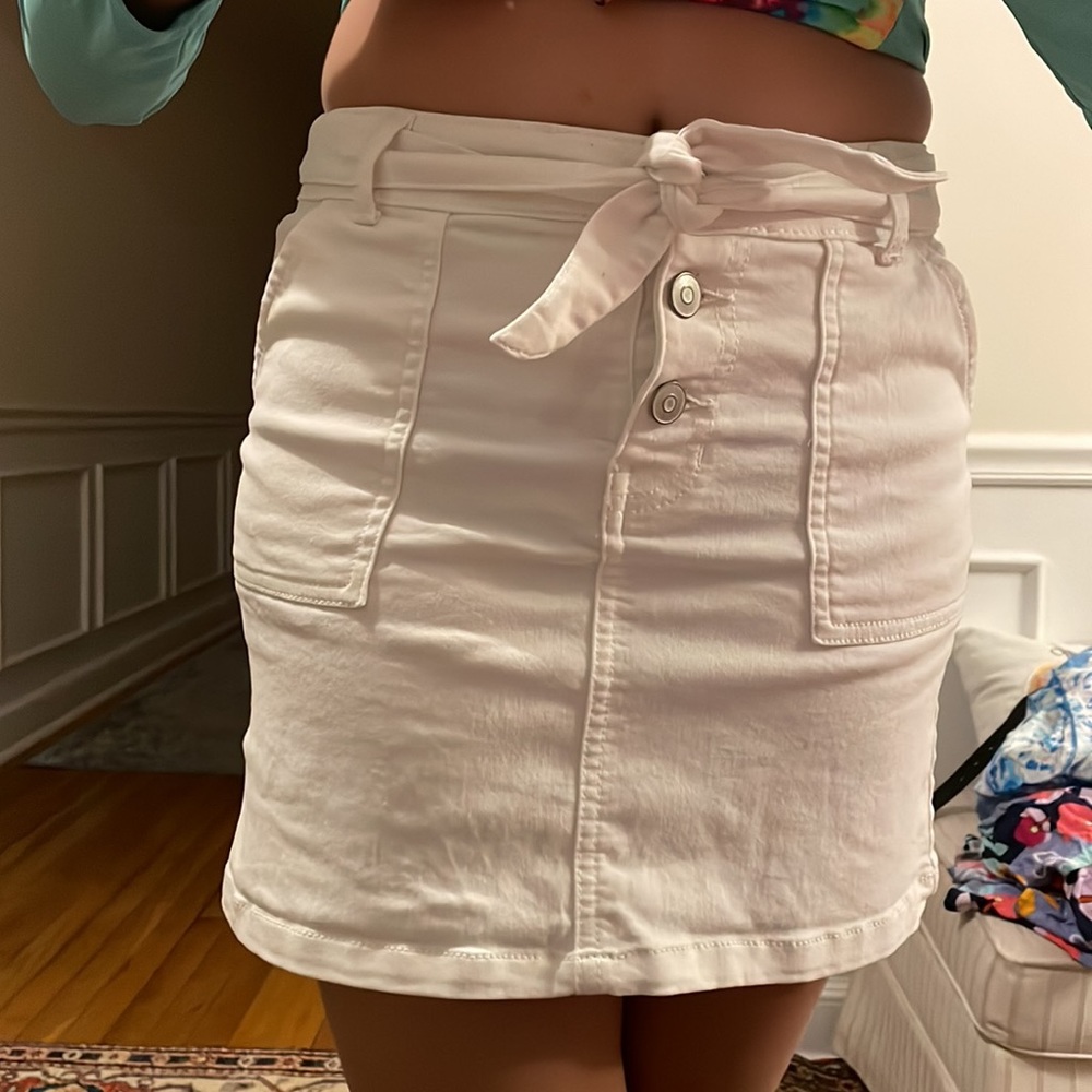 Wonder nation white mini skirt